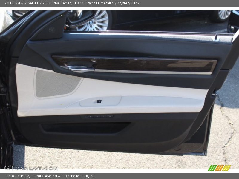 Dark Graphite Metallic / Oyster/Black 2012 BMW 7 Series 750i xDrive Sedan
