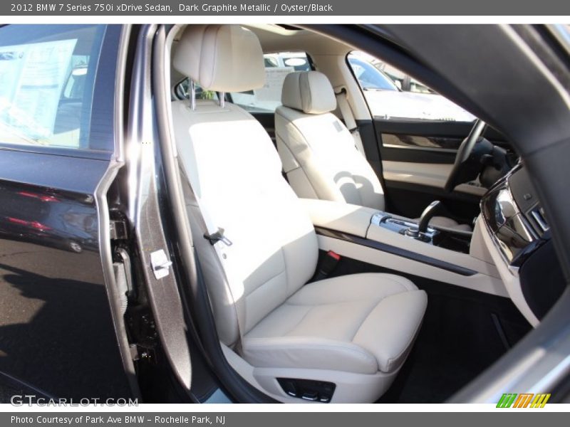 Dark Graphite Metallic / Oyster/Black 2012 BMW 7 Series 750i xDrive Sedan