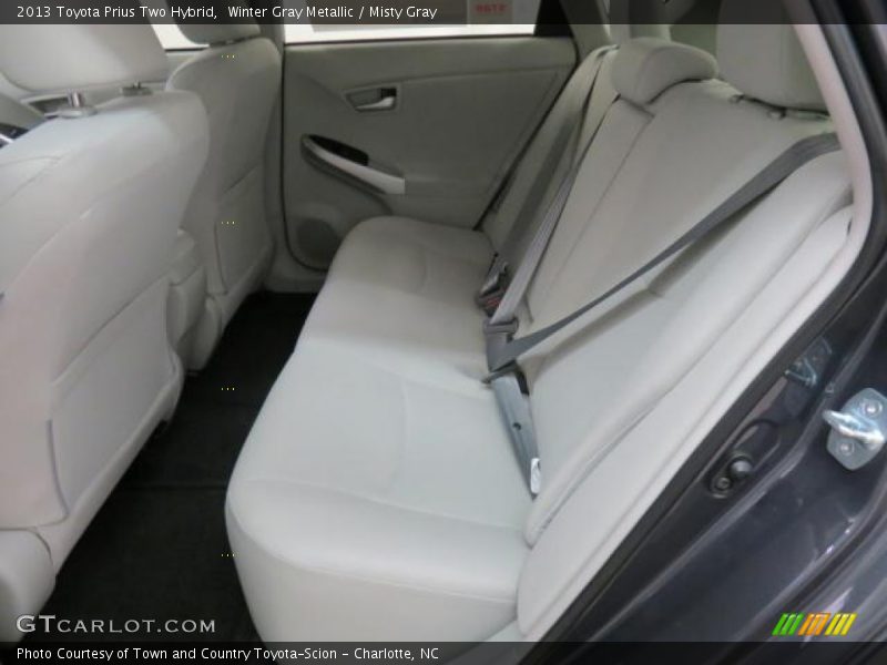 Winter Gray Metallic / Misty Gray 2013 Toyota Prius Two Hybrid