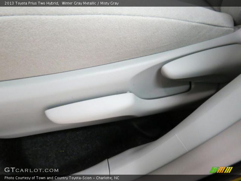 Winter Gray Metallic / Misty Gray 2013 Toyota Prius Two Hybrid