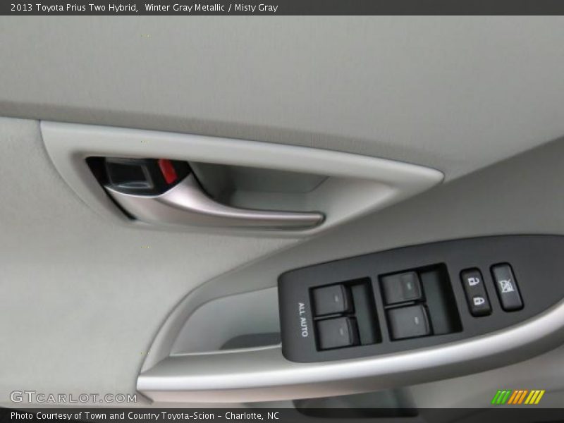 Winter Gray Metallic / Misty Gray 2013 Toyota Prius Two Hybrid