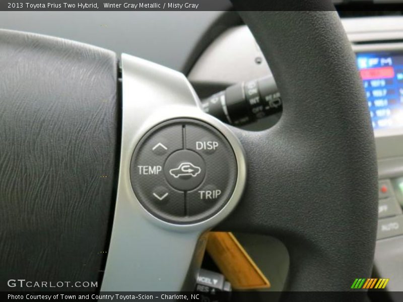 Winter Gray Metallic / Misty Gray 2013 Toyota Prius Two Hybrid