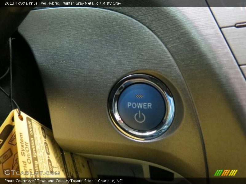 Winter Gray Metallic / Misty Gray 2013 Toyota Prius Two Hybrid