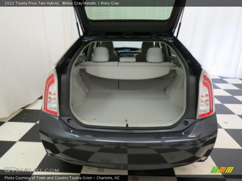 Winter Gray Metallic / Misty Gray 2013 Toyota Prius Two Hybrid