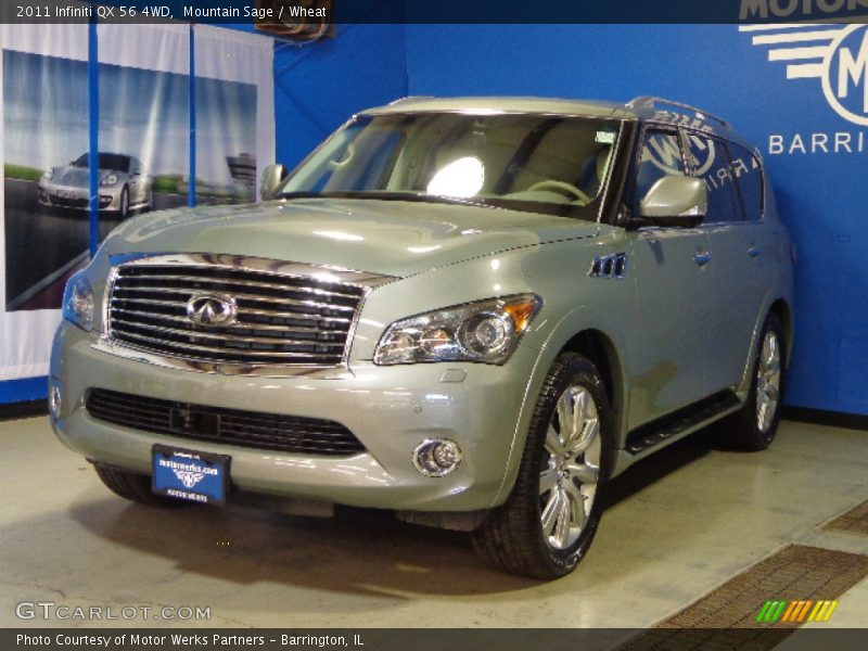 Mountain Sage / Wheat 2011 Infiniti QX 56 4WD