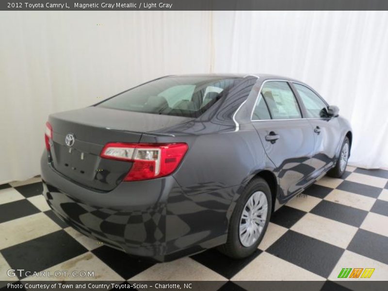 Magnetic Gray Metallic / Light Gray 2012 Toyota Camry L