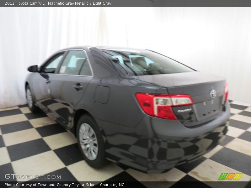 Magnetic Gray Metallic / Light Gray 2012 Toyota Camry L