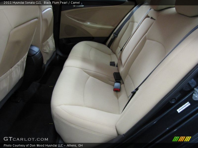 Black Plum Pearl / Camel 2011 Hyundai Sonata GLS