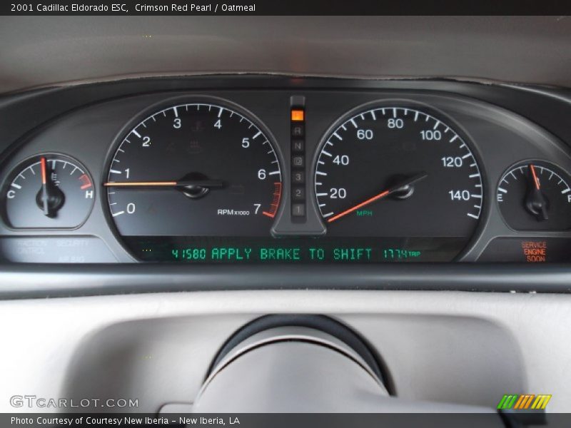 Crimson Red Pearl / Oatmeal 2001 Cadillac Eldorado ESC