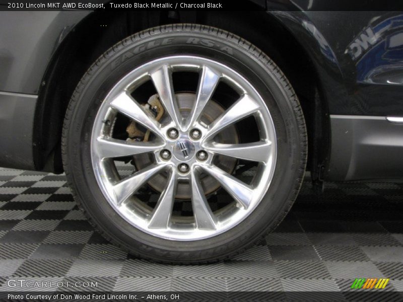 Tuxedo Black Metallic / Charcoal Black 2010 Lincoln MKT AWD EcoBoost