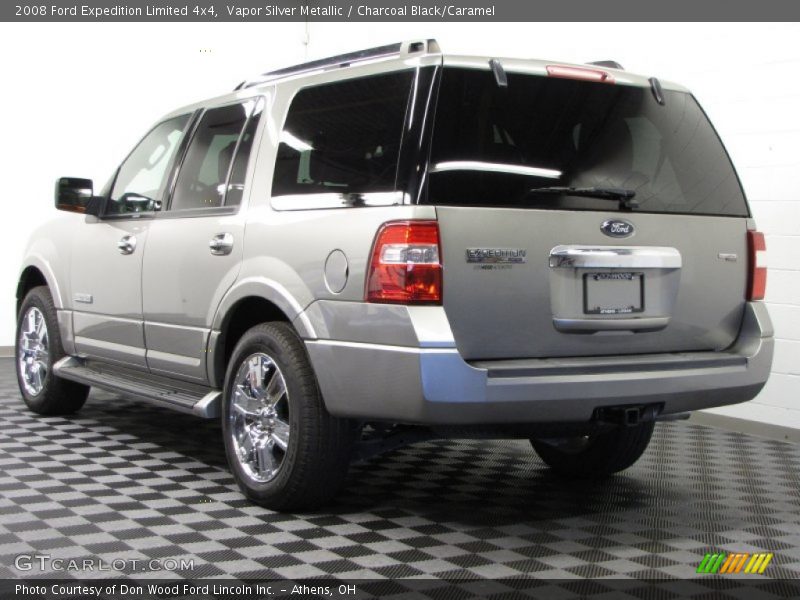 Vapor Silver Metallic / Charcoal Black/Caramel 2008 Ford Expedition Limited 4x4