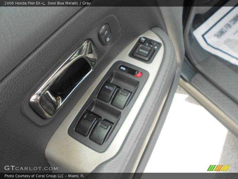 Steel Blue Metallic / Gray 2006 Honda Pilot EX-L
