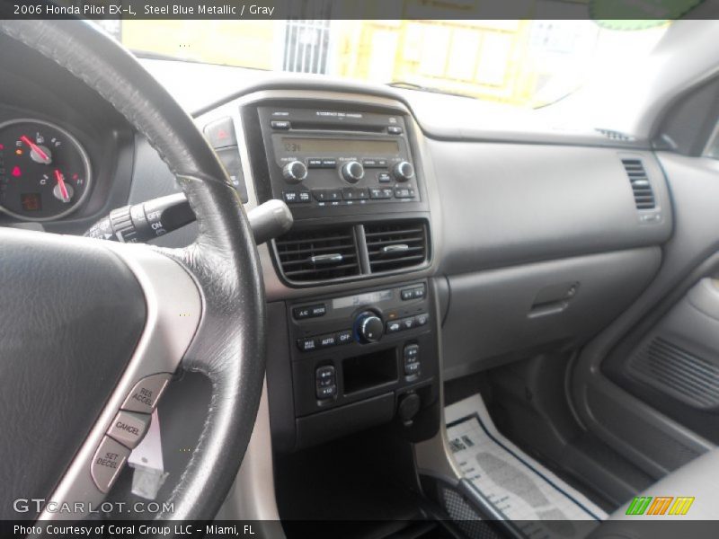 Steel Blue Metallic / Gray 2006 Honda Pilot EX-L