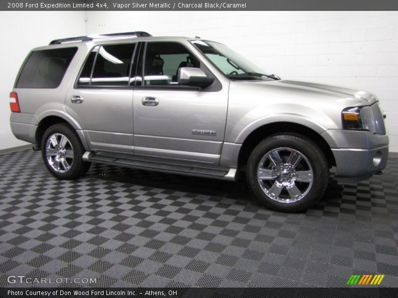 Vapor Silver Metallic / Charcoal Black/Caramel 2008 Ford Expedition Limited 4x4
