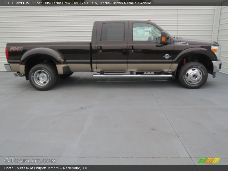  2013 F350 Super Duty Lariat Crew Cab 4x4 Dually Kodiak Brown Metallic