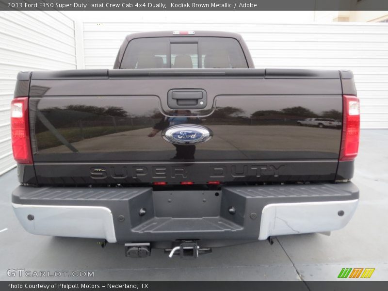 Kodiak Brown Metallic / Adobe 2013 Ford F350 Super Duty Lariat Crew Cab 4x4 Dually