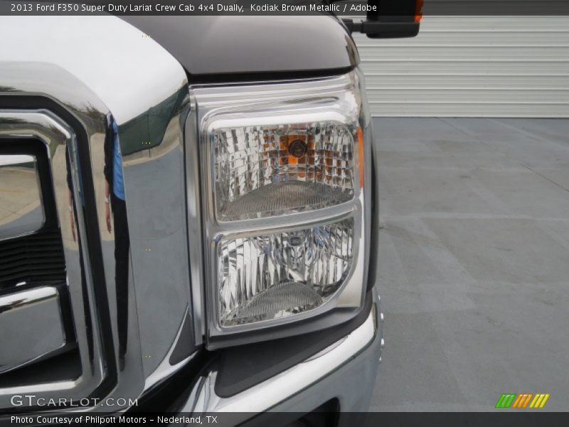 Kodiak Brown Metallic / Adobe 2013 Ford F350 Super Duty Lariat Crew Cab 4x4 Dually