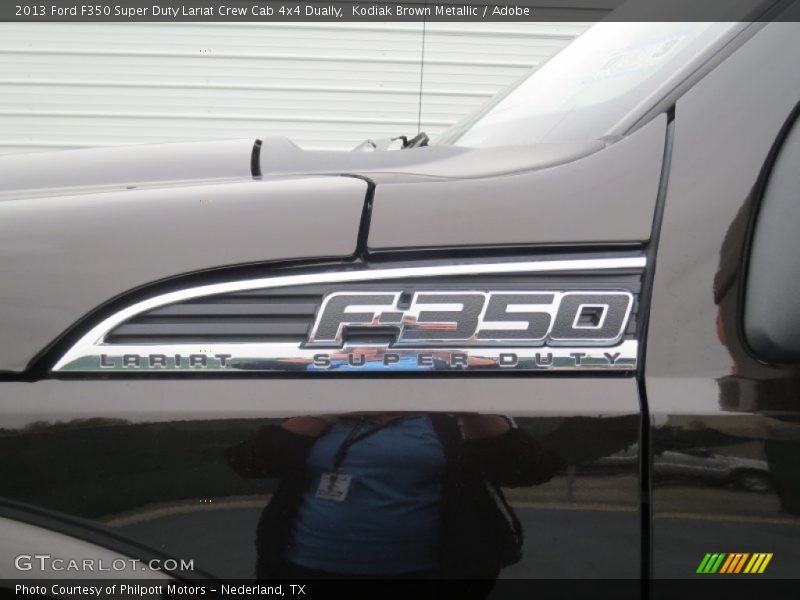 Kodiak Brown Metallic / Adobe 2013 Ford F350 Super Duty Lariat Crew Cab 4x4 Dually