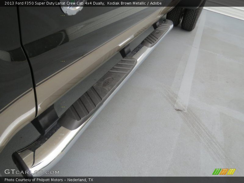 Kodiak Brown Metallic / Adobe 2013 Ford F350 Super Duty Lariat Crew Cab 4x4 Dually