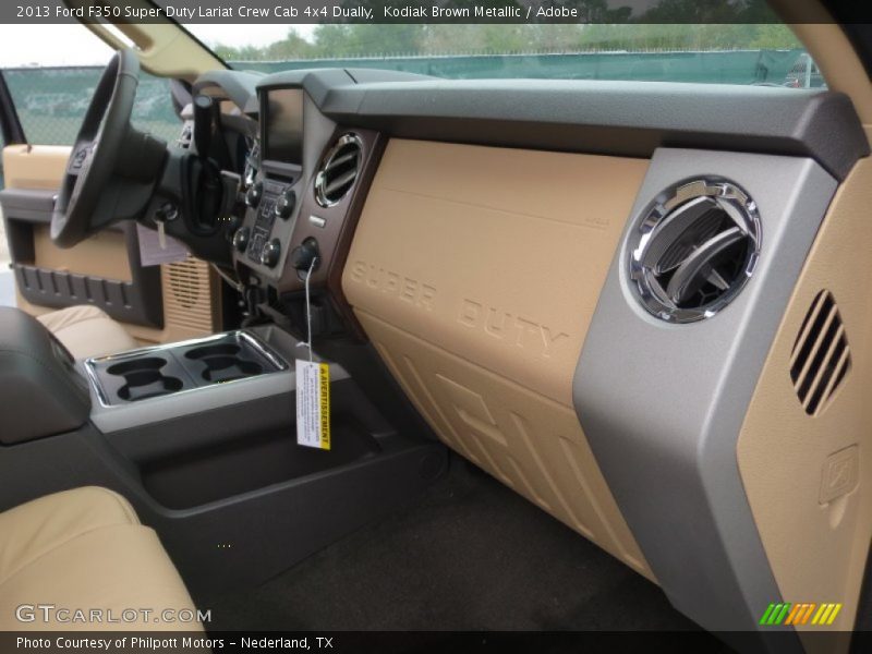 Kodiak Brown Metallic / Adobe 2013 Ford F350 Super Duty Lariat Crew Cab 4x4 Dually
