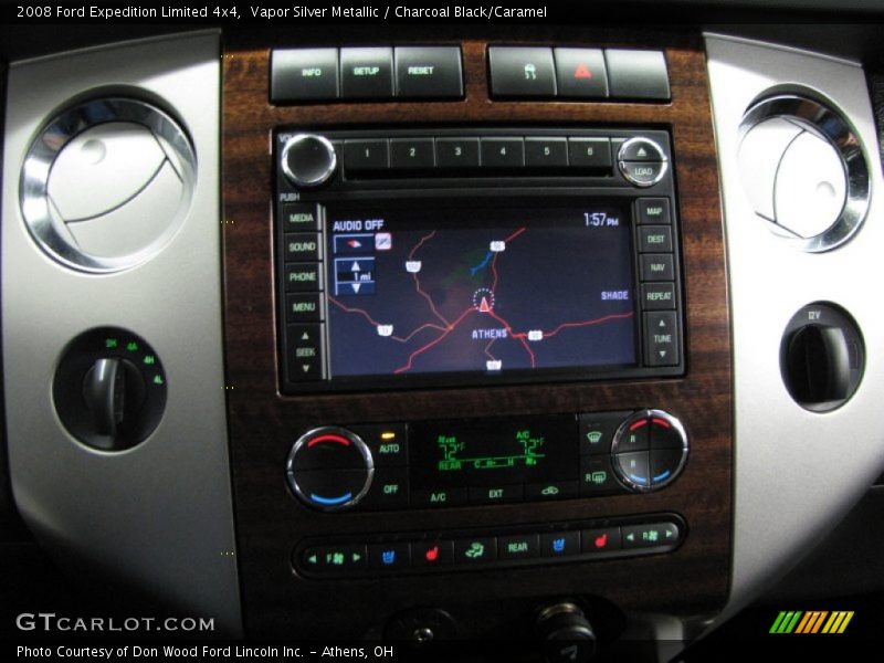 Vapor Silver Metallic / Charcoal Black/Caramel 2008 Ford Expedition Limited 4x4