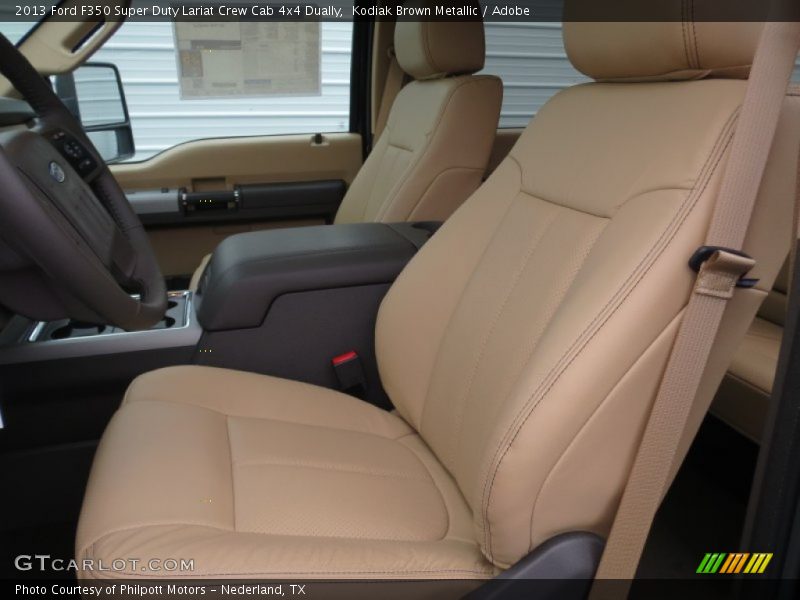 Kodiak Brown Metallic / Adobe 2013 Ford F350 Super Duty Lariat Crew Cab 4x4 Dually