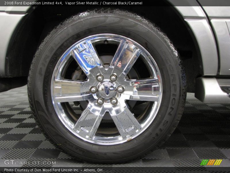Vapor Silver Metallic / Charcoal Black/Caramel 2008 Ford Expedition Limited 4x4