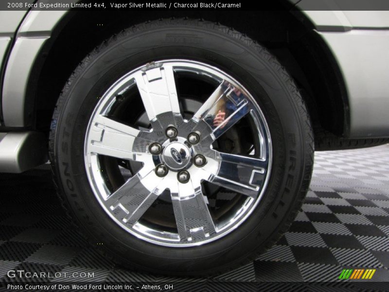 Vapor Silver Metallic / Charcoal Black/Caramel 2008 Ford Expedition Limited 4x4
