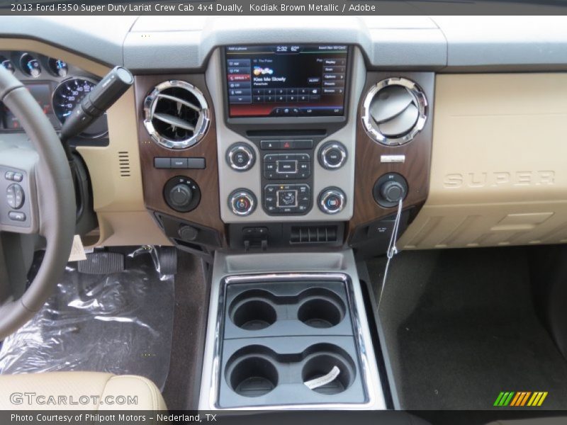 Kodiak Brown Metallic / Adobe 2013 Ford F350 Super Duty Lariat Crew Cab 4x4 Dually