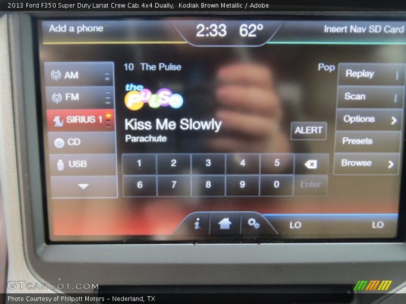 Kodiak Brown Metallic / Adobe 2013 Ford F350 Super Duty Lariat Crew Cab 4x4 Dually