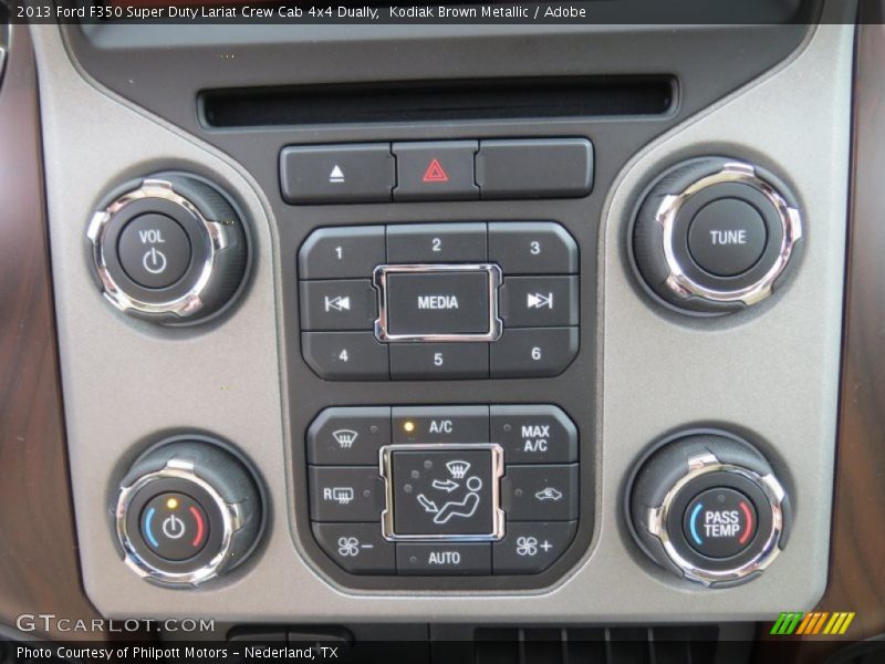 Kodiak Brown Metallic / Adobe 2013 Ford F350 Super Duty Lariat Crew Cab 4x4 Dually