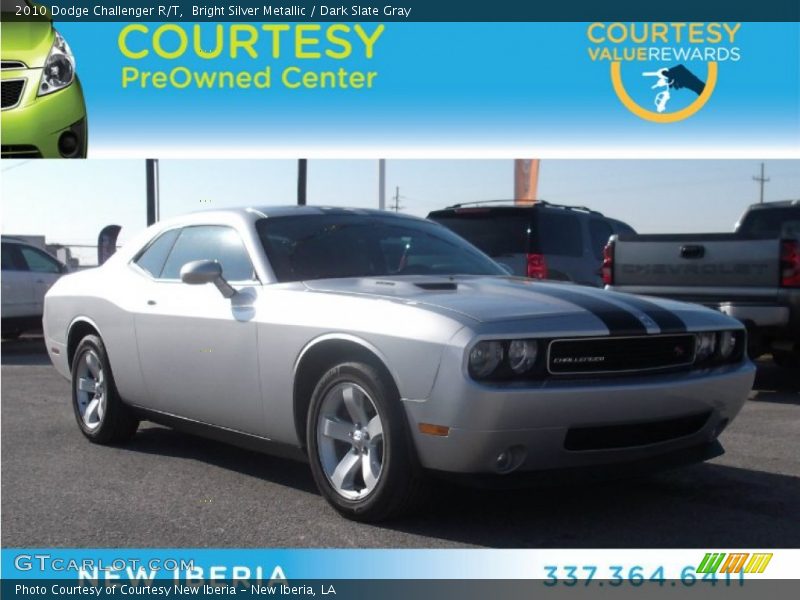 Bright Silver Metallic / Dark Slate Gray 2010 Dodge Challenger R/T