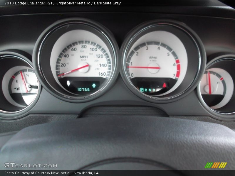 Bright Silver Metallic / Dark Slate Gray 2010 Dodge Challenger R/T