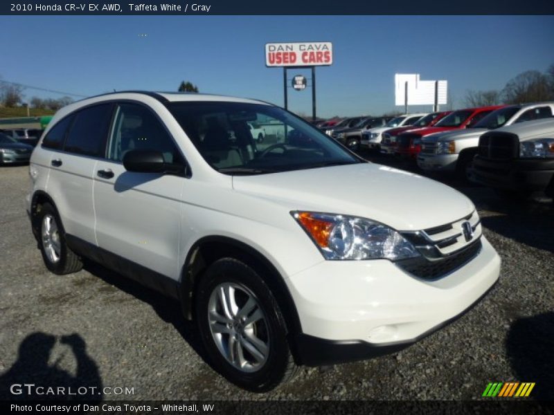 Taffeta White / Gray 2010 Honda CR-V EX AWD