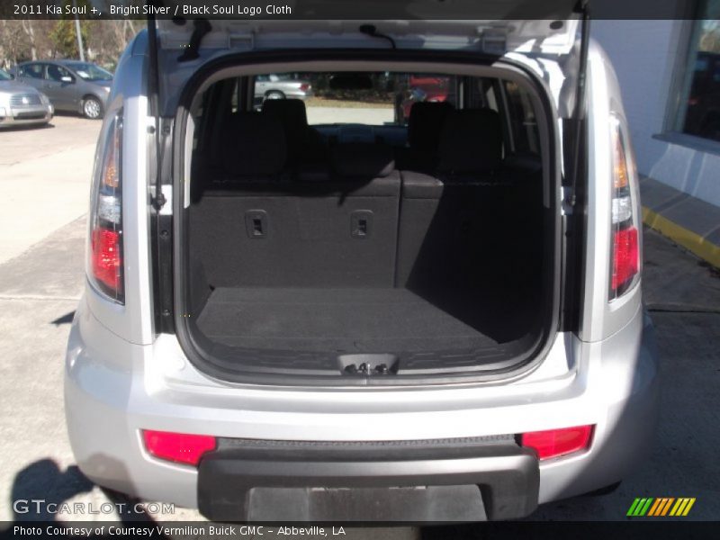 Bright Silver / Black Soul Logo Cloth 2011 Kia Soul +