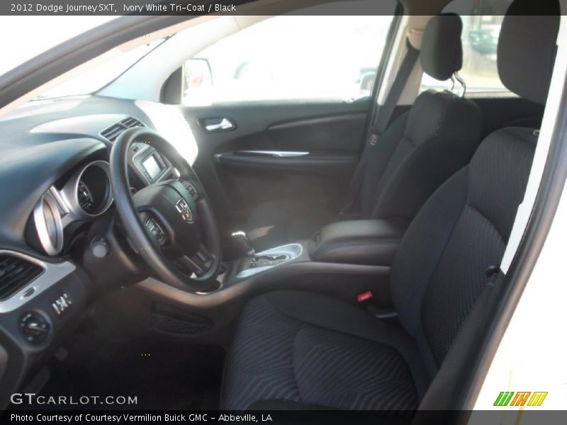 Ivory White Tri-Coat / Black 2012 Dodge Journey SXT