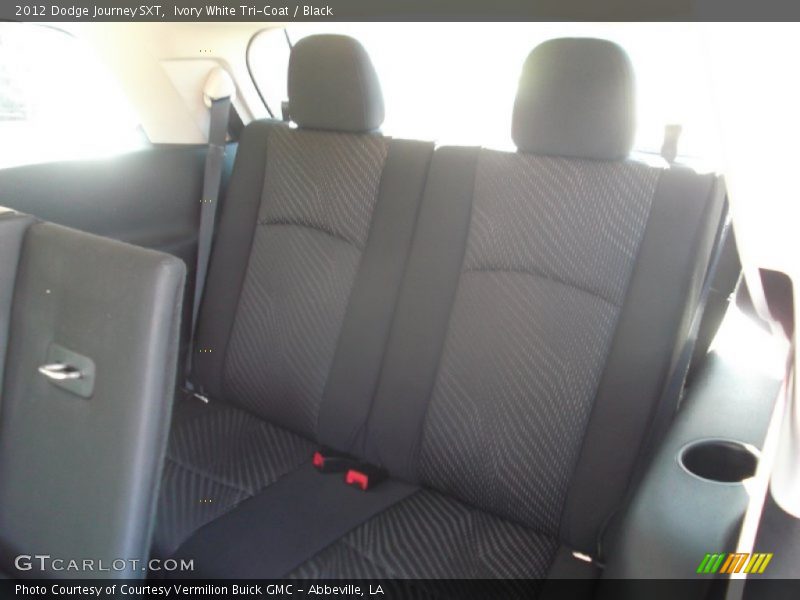 Ivory White Tri-Coat / Black 2012 Dodge Journey SXT