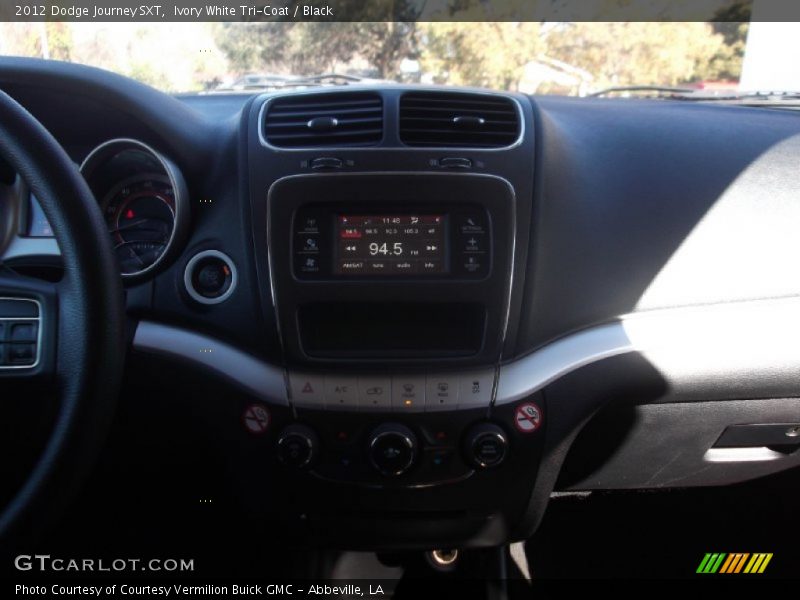 Ivory White Tri-Coat / Black 2012 Dodge Journey SXT