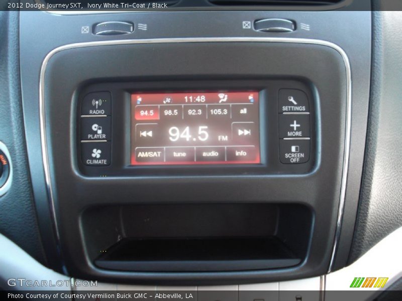 Ivory White Tri-Coat / Black 2012 Dodge Journey SXT