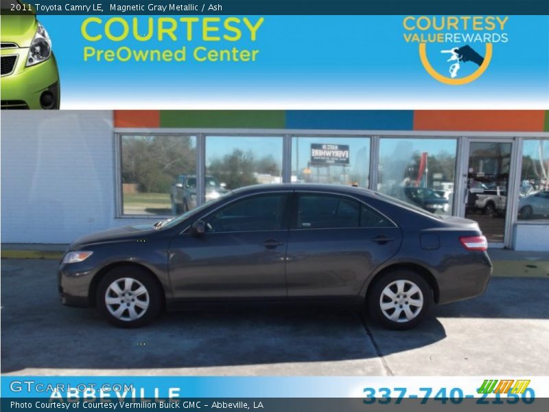 Magnetic Gray Metallic / Ash 2011 Toyota Camry LE
