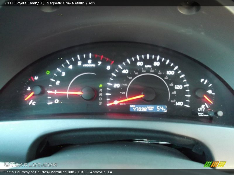 Magnetic Gray Metallic / Ash 2011 Toyota Camry LE