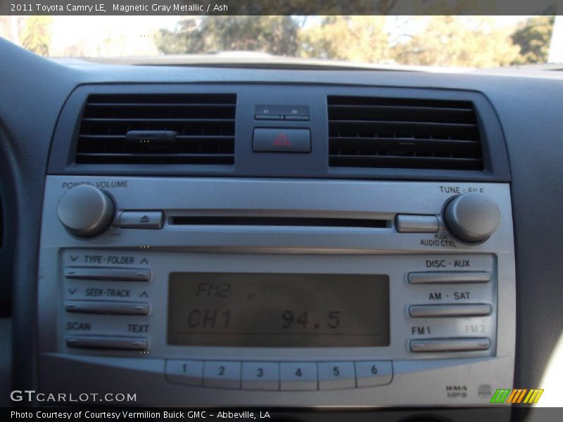 Magnetic Gray Metallic / Ash 2011 Toyota Camry LE