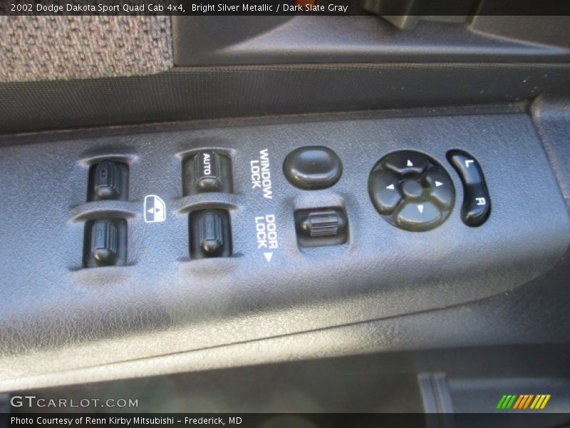 Bright Silver Metallic / Dark Slate Gray 2002 Dodge Dakota Sport Quad Cab 4x4