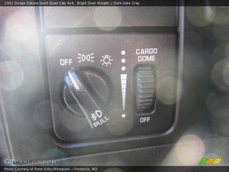 Bright Silver Metallic / Dark Slate Gray 2002 Dodge Dakota Sport Quad Cab 4x4