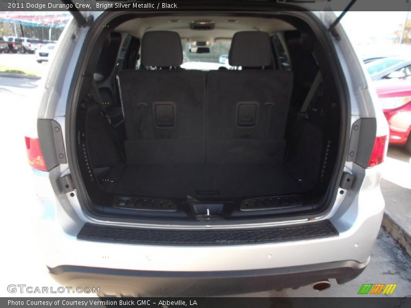 Bright Silver Metallic / Black 2011 Dodge Durango Crew