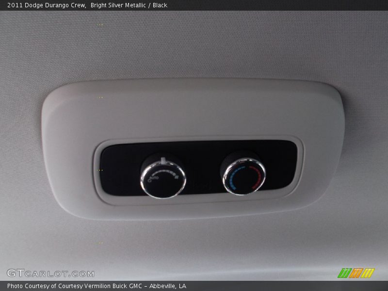 Bright Silver Metallic / Black 2011 Dodge Durango Crew