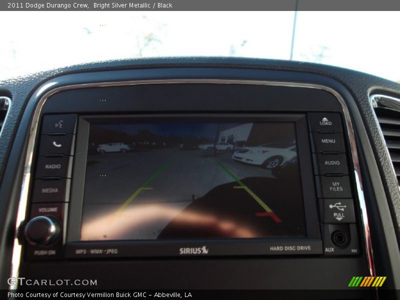 Bright Silver Metallic / Black 2011 Dodge Durango Crew