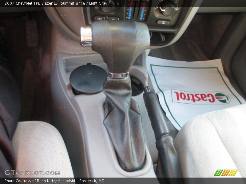Summit White / Light Gray 2007 Chevrolet TrailBlazer LS