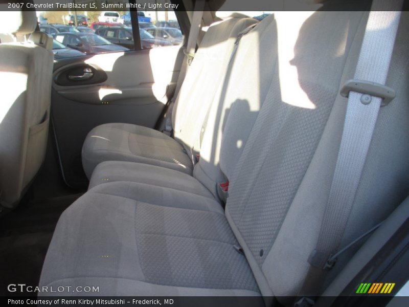 Summit White / Light Gray 2007 Chevrolet TrailBlazer LS