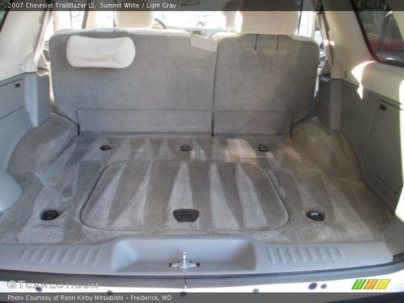 Summit White / Light Gray 2007 Chevrolet TrailBlazer LS
